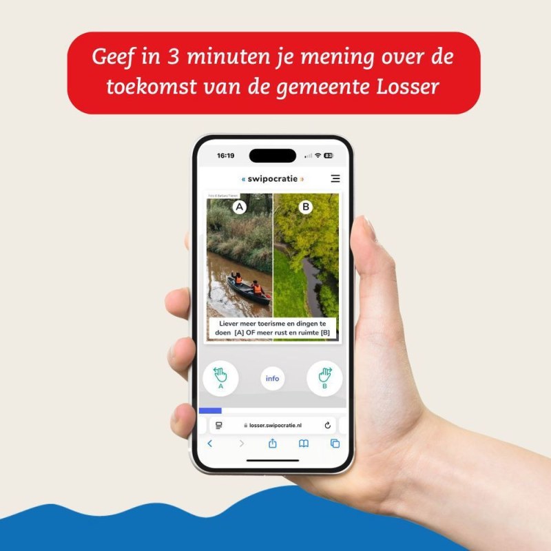 Geef in 3 minuten uw mening over de toekomst van de gemeente Losser