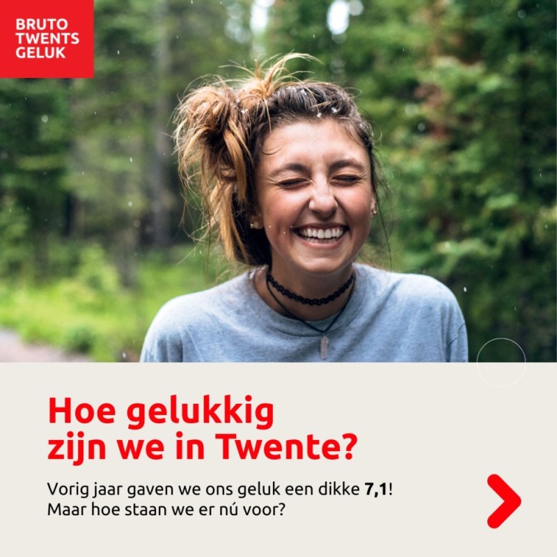 Doe mee met onderzoek naar Bruto Twents Geluk
