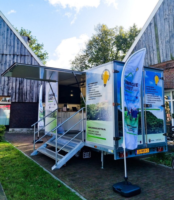 Mobiel energieloket reist door Noordoost Twente met gratis energieadvies
