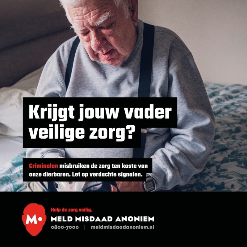 Veilige zorg voor iedereen: Meld zorgfraude!