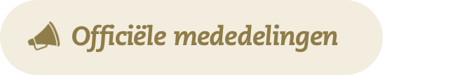 Officiële mededelingen